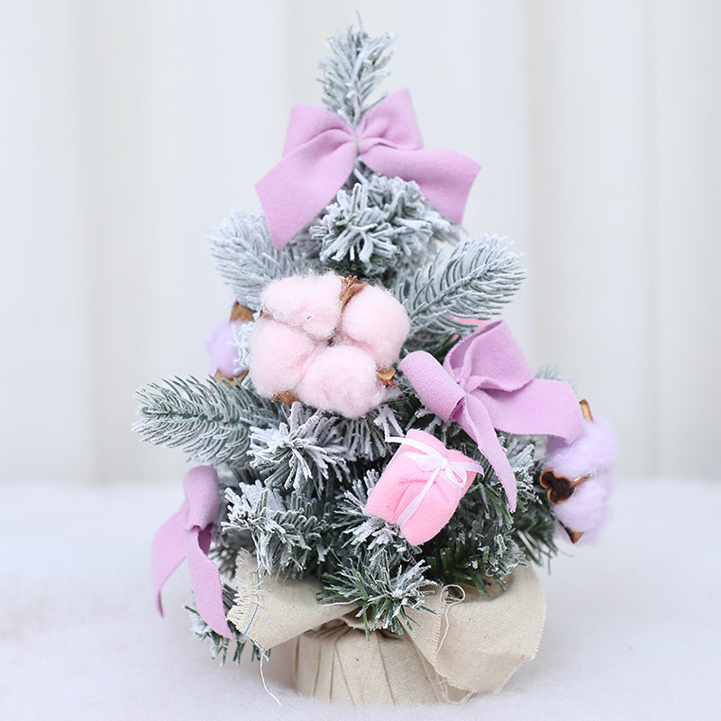 Christmas Tree Small Ornaments Potted Plants