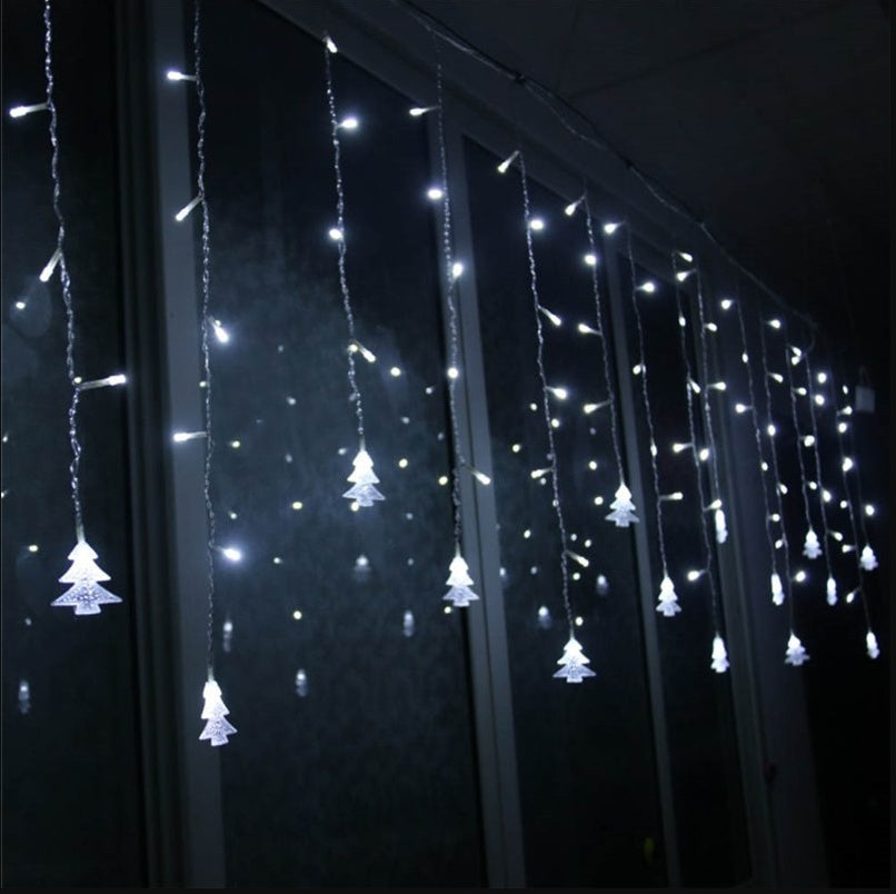 Christmas Tree Curtain Lights