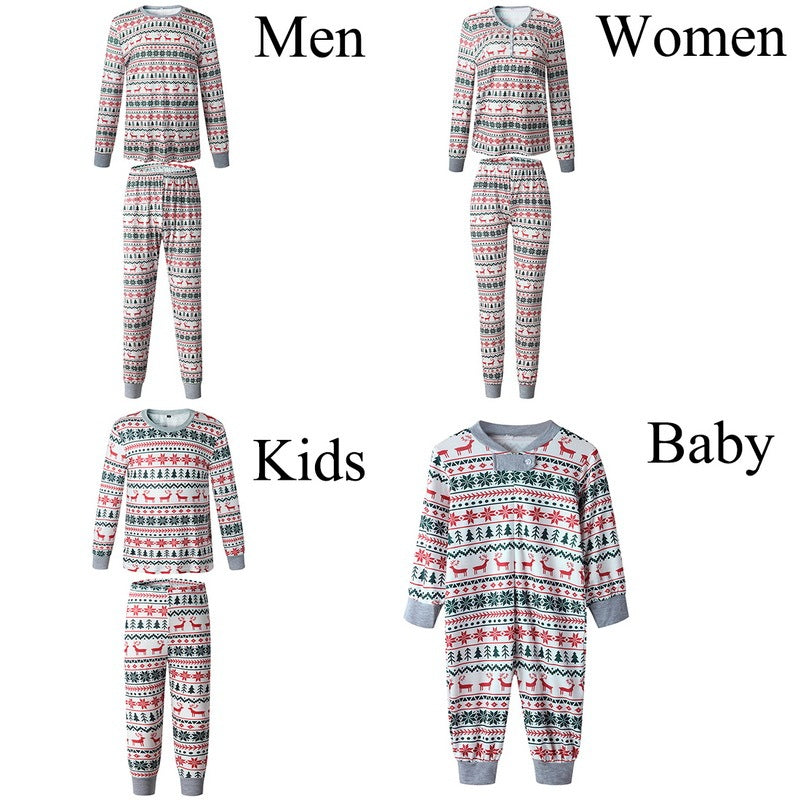 Christmas parent-child pajamas