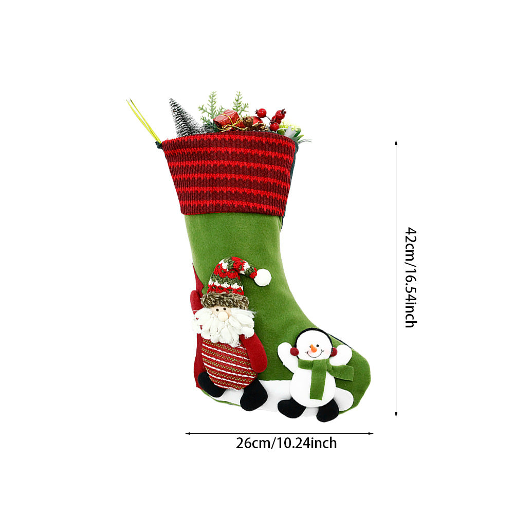 Decorations Christmas Sock Candy Bag