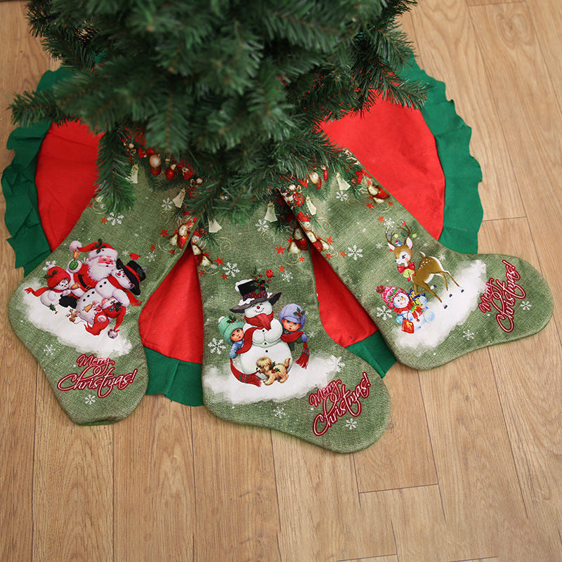 Large Christmas Gift Candy Stocking