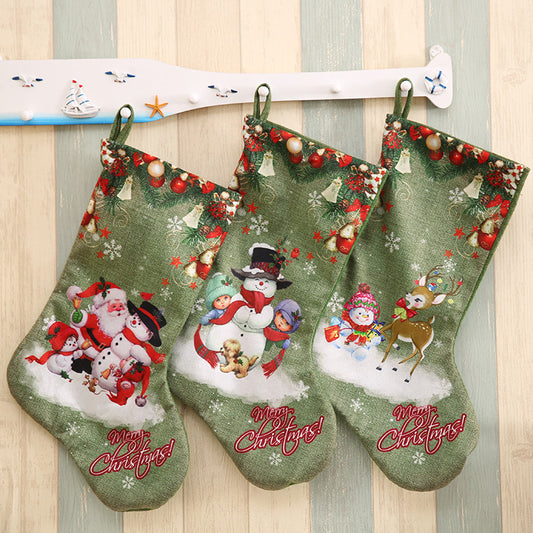 Large Christmas Gift Candy Stocking