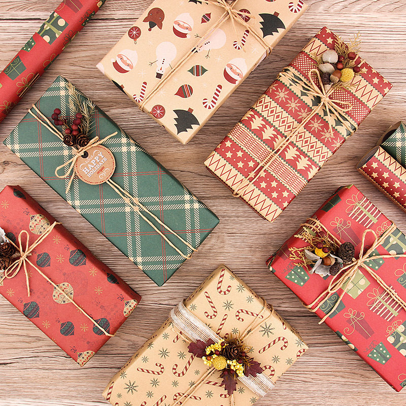 Christmas Kraft Wrapping Paper