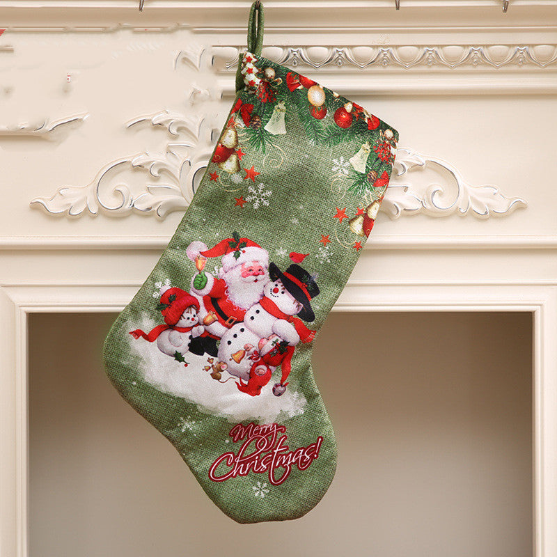 Large Christmas Gift Candy Stocking