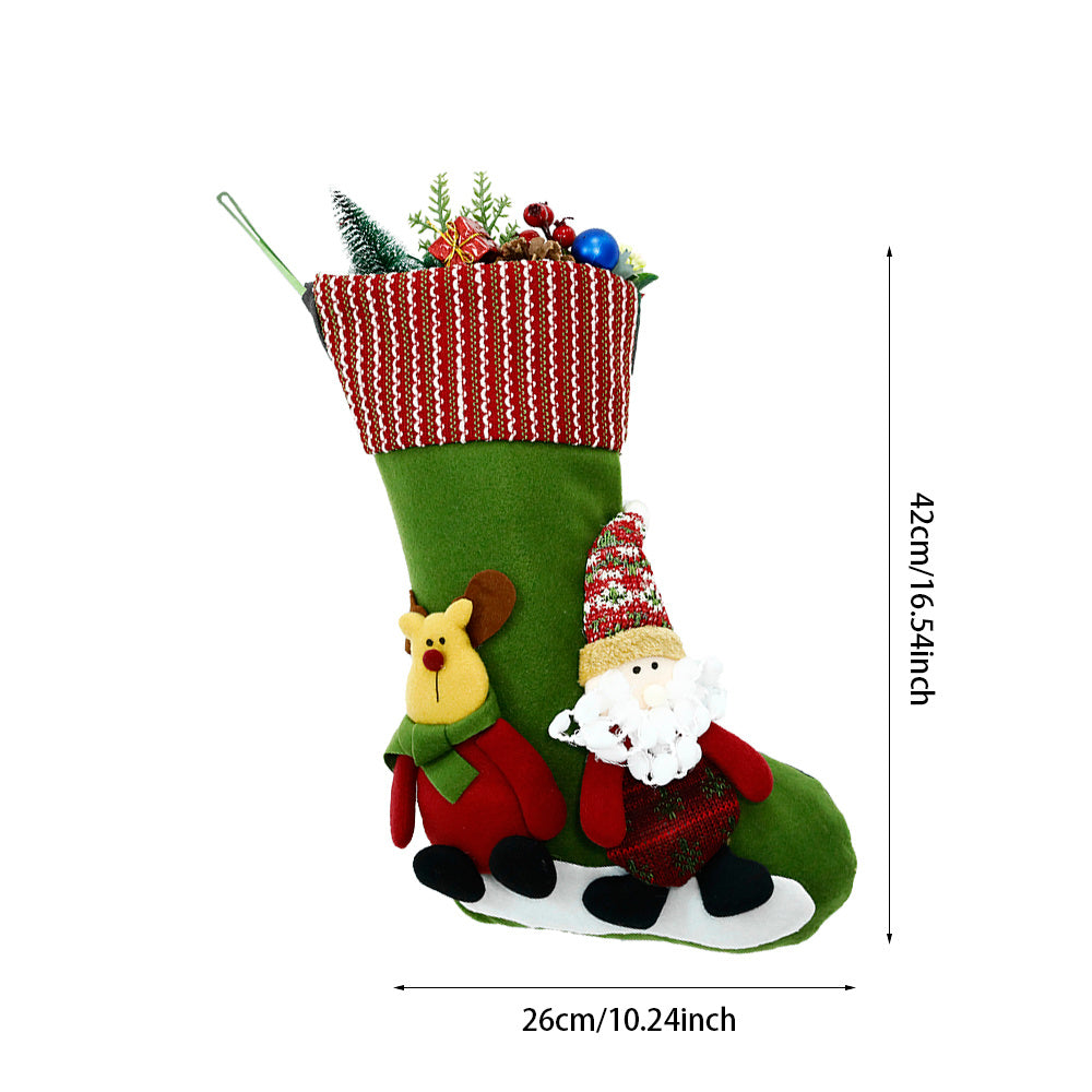 Decorations Christmas Sock Candy Bag